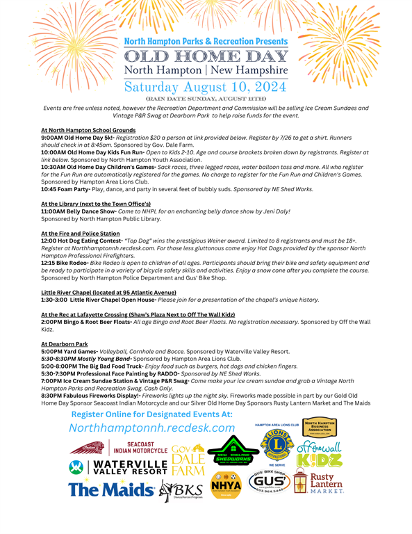 North Hampton NH Recreation Department